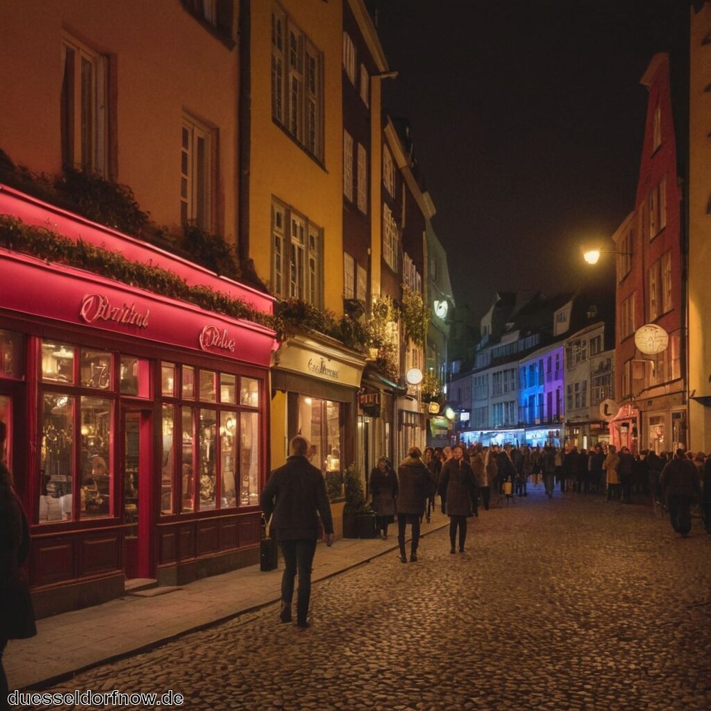 Düsseldorf bei Nacht erleben