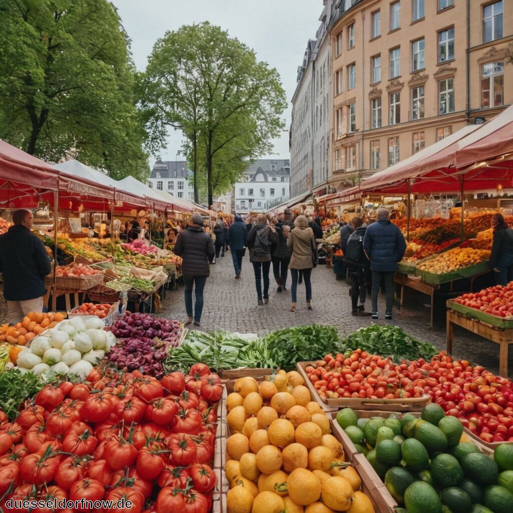 Die besten Wochenmärkte in Düsseldorf