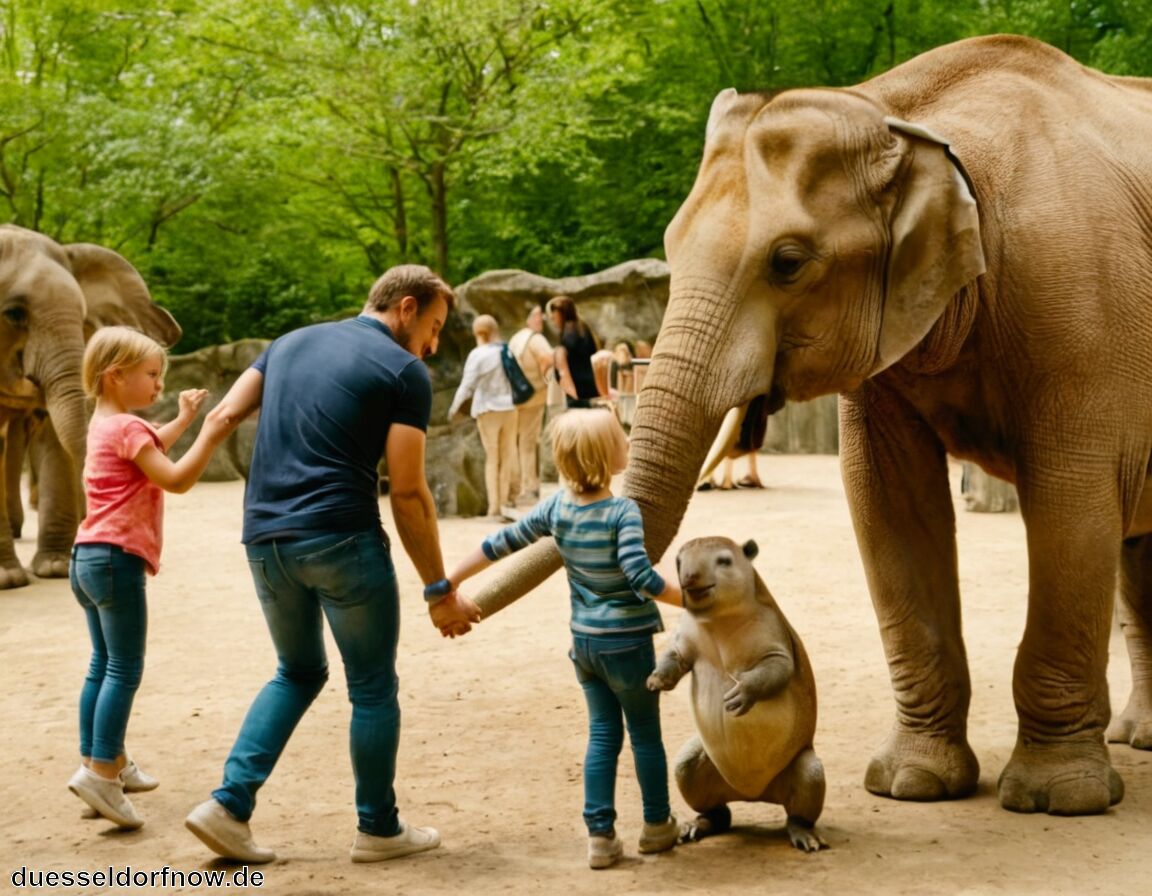 Zoo Düsseldorf: Tiere hautnah erleben - Düsseldorf mit Kindern