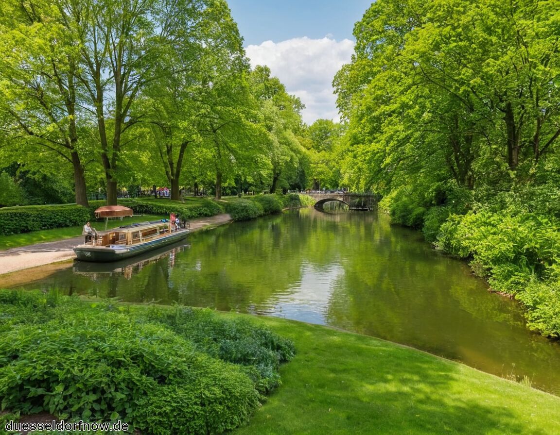 Grünes Umland mit Parks und Seen - Was macht Düsseldorf so besonders