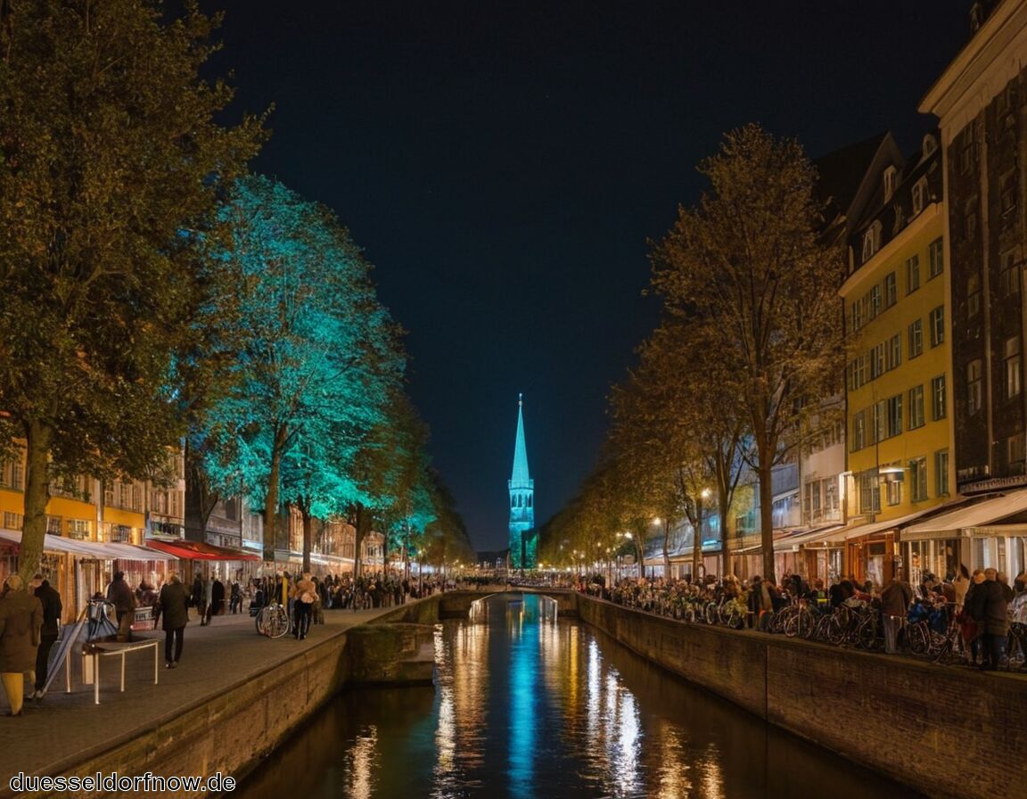 Kunstszenen und Ausstellungen entdecken - Düsseldorf bei Nacht erleben