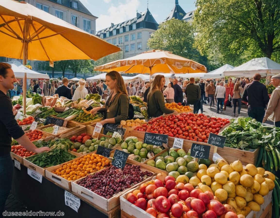 Wochenmarkt auf dem Barbarossaplatz - Die besten Wochenmärkte in Düsseldorf