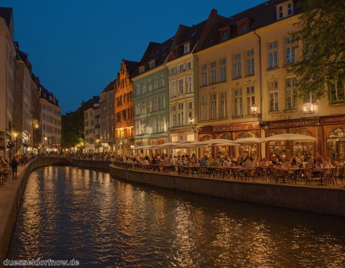 Düsseldorf bei Nacht erleben