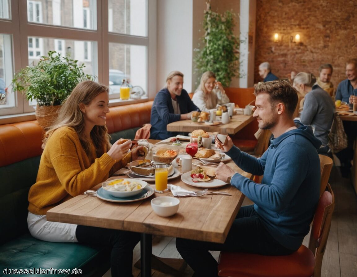 Die besten Plätze zum Frühstücken in Düsseldorf