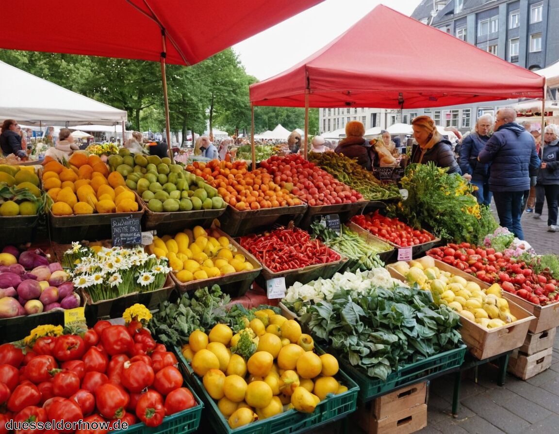 Die besten Wochenmärkte in Düsseldorf